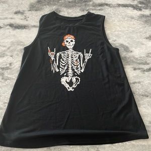 NWOT Women’s Skeleton Muscle Tank